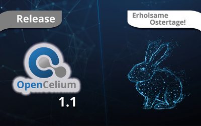 Osterhase bringt OpenCelium 1.1