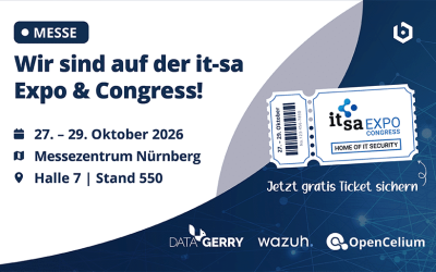 OpenCelium auf der it-sa 2026: Open Source Security, Automation und Integration live erleben